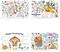 4E's Novelty Thanksgiving Coloring Placemats for Kids & Adults, 12 Pack Paper Disposable Placemats, 11x17 Fall Crafts, Thankful Activity Sheets for Family Dinner, Classroom & Party Supplies
